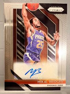 激レア RC Auto 18 Panini Prizm Mikal Bridges NBA ミカル・ブリッジズ 直筆 ルーキー サイン バスケ Nets ブルックリン ネッツ 大活躍