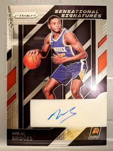 激レア RC Auto Prizm 18 Panini Mikal Bridges NBA ミカル・ブリッジズ 直筆 ルーキー サイン バスケ Nets ブルックリン ネッツ 大活躍