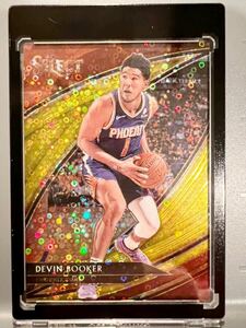 鬼レア1枚のみ Jersey Number 01/10枚限定 Courtside Gold Prizm 19 Panini Select Devin Booker デビン・ブッカー NBA バスケ Suns サンズ