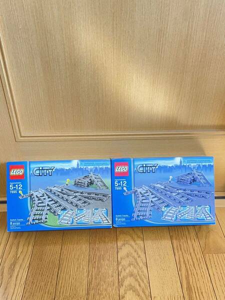 レゴ (LEGO) シティ ポイントレール 7895 2セット