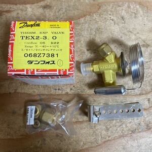 未使用品☆Danfoss ダンフォス温度膨張弁 TEX2-3.0 R22 オリフィス 05 冷媒-40℃～+10℃ 3/8x1/2インチ☆送料520☆レ+①