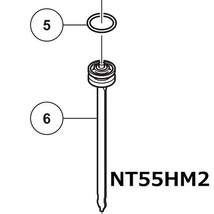 HiKOKI（ハイコーキ）高圧仕上釘打機 NT55HM2用メインピストンユニットOリング付_画像3