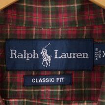 古着 ラルフローレン Ralph Lauren CLASSIC FIT クラシックフィット 長袖 ボタンダウンチェックシャツ メンズXL /eaa322917_画像3