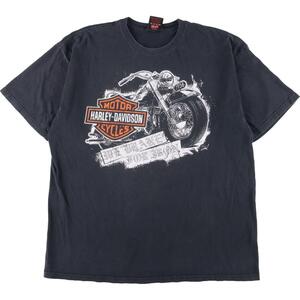 古着 ハーレーダビッドソン Harley-Davidson 両面プリント モーターサイクル バイクTシャツ メンズXL /eaa321542