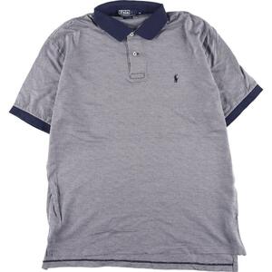 古着 ラルフローレン Ralph Lauren POLO by Ralph Lauren ガンクラブチェック 半袖 チェック ポロシャツ メンズXL /eaa321350