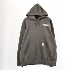 古着 カーハート Carhartt Loose Fit 両面プリント スウェットプルオーバーパーカー メンズXL /eaa305765