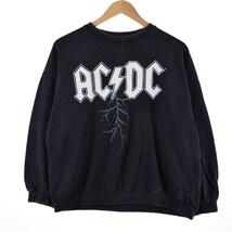 古着 AC/DC エーシーディーシー バンド スウェットシャツ レディースM /eaa313349_画像1