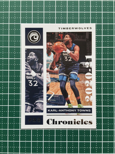 ★PANINI 2020-21 NBA CHRONICLES #32 KARL-ANTHONY TOWNS［MINNESOTA TIMBERWOLVES］ベースカード「CHRONICLES」★