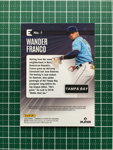 ★PANINI MLB 2022 CHRONICLES #1 WANDER FRANCO［TAMPA BAY RAYS］インサートカード「ESSENTIALS」ルーキー「RC」★_画像2