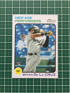 ★TOPPS MLB 2022 HERITAGE #NAP-14 BRYAN DE LA CRUZ［MIAMI MARLINS］インサートカード「NEW AGE PERFORMERS」ルーキー「RC」★