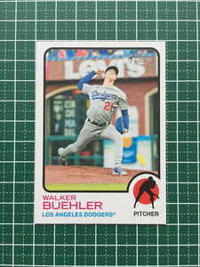 ★TOPPS MLB 2022 HERITAGE #127 WALKER BUEHLER［LOS ANGELES DODGERS］ベースカード「BASE」★