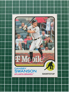 ★TOPPS MLB 2022 HERITAGE #148 DANSBY SWANSON［ATLANTA BRAVES］ベースカード「BASE」★
