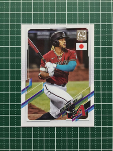 ★TOPPS MLB 2021 JAPAN EDITION #112 KETEL MARTE［ARIZONA DIAMONDBACKS］ベースカード「BASE」★