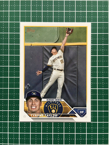 ★TOPPS MLB 2023 SERIES 1 #61 TYRONE TAYLOR［MILWAUKEE BREWERS］ベースカード「BASE」★