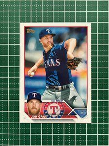 ★TOPPS MLB 2023 SERIES 1 #73 JON GRAY［TEXAS RANGERS］ベースカード「BASE」★