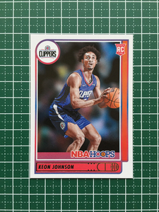 ★PANINI 2021-22 NBA HOOPS #205 KEON JOHNSON［LOS ANGELES CLIPPERS］ベースカード「ROOKIES」ルーキー「RC」★