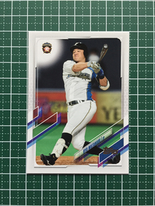 ★TOPPS 2021 NPB プロ野球 #213 渡邉諒［北海道日本ハムファイターズ］ベースカード「BASE」★