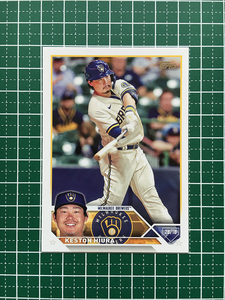 ★TOPPS MLB 2023 SERIES 1 #104 KESTON HIURA［MILWAUKEE BREWERS］ベースカード「BASE」★