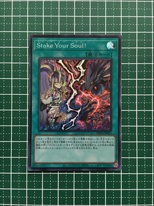 Stake Your Soul！ [SR] DBWS-JP023 遊戯王OCG デッキビルドパック ワイルド・サバイバーズ