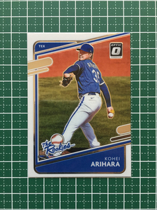 ★PANINI MLB 2021 DONRUSS OPTIC #TR10 有原航平／KOHEI ARIHARA［TEXAS RANGERS］インサートカード「THE ROOKIES」ルーキー「RC」★