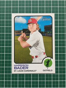 ★TOPPS MLB 2022 HERITAGE #243 HARRISON BADER［ST. LOUIS CARDINALS］ベースカード「BASE」★