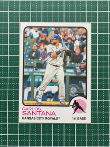 ★TOPPS MLB 2022 HERITAGE #191 CARLOS SANTANA［KANSAS CITY ROYALS］ベースカード「BASE」★