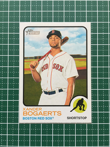 ★TOPPS MLB 2022 HERITAGE #173 XANDER BOGAERTS［BOSTON RED SOX］ベースカード「BASE」★