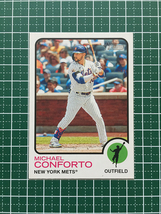 ★TOPPS MLB 2022 HERITAGE #231 MICHAEL CONFORTO［NEW YORK METS］ベースカード「BASE」★_画像1