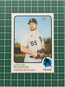 ★TOPPS MLB 2022 HERITAGE #185 CARLOS RODON［CHICAGO WHITE SOX］ベースカード「BASE」★