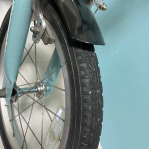 【希少品&カスタム】Bianchi Bambino（ビアンキ バンビーノ） サイズ：１６インチ カラー：チェレステ アルミ 子供用自転車の画像10