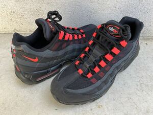 人気カラー! 希少！早い者勝ち！程度極上 NIKE ナイキ AIRMAX 95 エアマックス95 28.5cm DA1513-001 レーザークリムゾン ブラック レッド