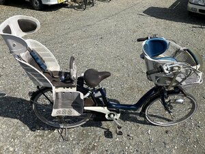 3217 б/у велосипед с электроприводом 1 иен прямые продажи! Bridgestone Anne Jerry no передний и задний (до и после) детское кресло есть рассылка Area внутри. стоимость доставки 2500 иен .