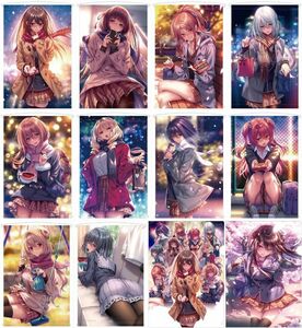 ピロ水 はにかみ、彼女は恋をする B2Wスエードタペストリー 10種セット おまけ付き Piromizu Valentine Tapestry 10 Types Set w/Bonus