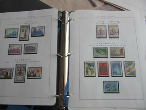  Belgium stamp . storage did large stamp album approximately 71 leaf (... see )1965.12.4~1978.9.23 about almost unused 