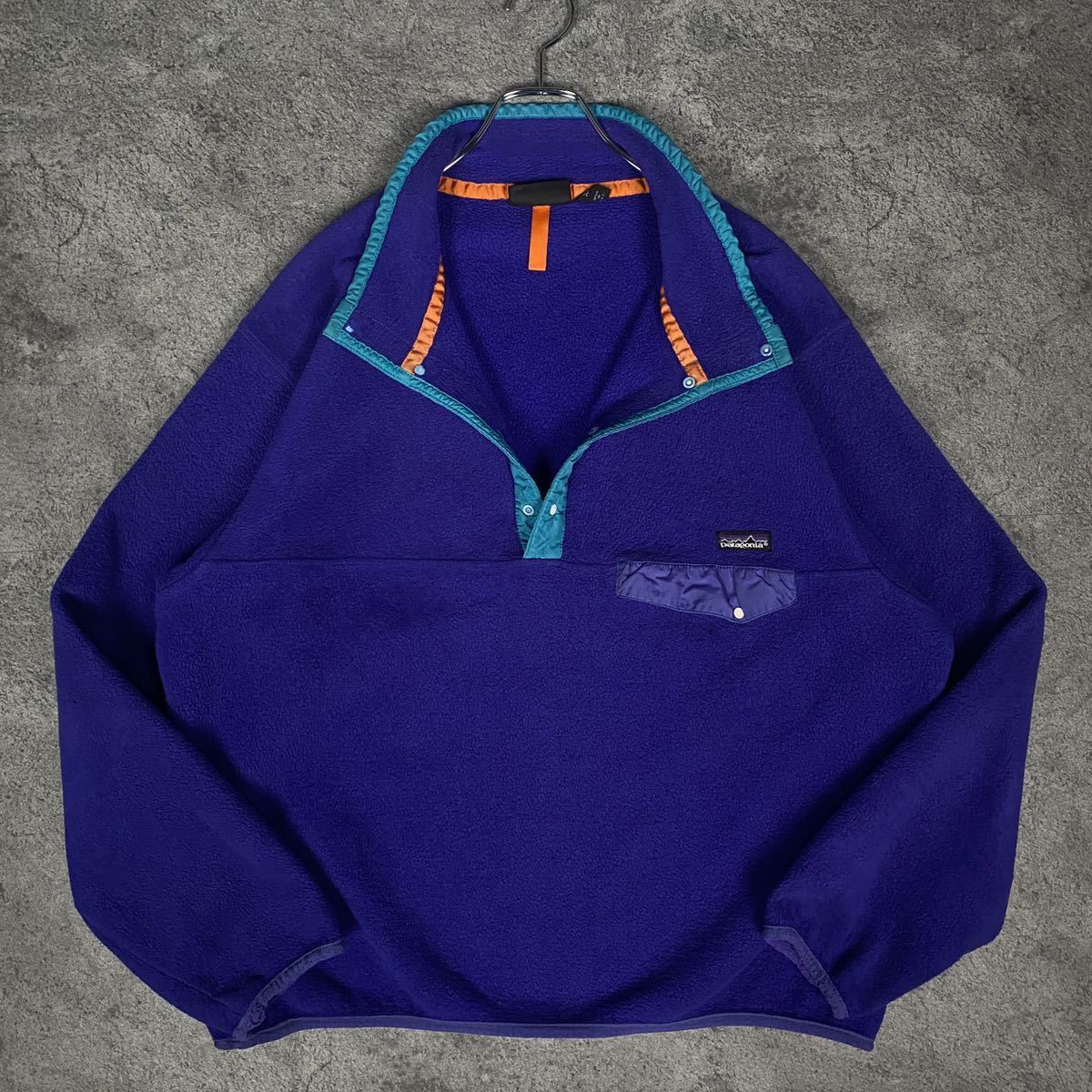 patagonia 80s 90s ビンテージ シンチラ スナップT USA製 XL