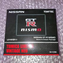 TLVネオ LV-N101c 日産GT-R NISMO N ATTACK PACKAGE R35 未展示美品　トミカリミテッドヴィンテージNEO_画像1