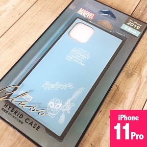 スパイダーマン MARVEL iPhone11Pro ガラス スマホケース PGDGT19A17SPM 4562358138263