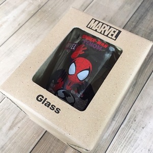 MARVEL スパイダーマン ヴェノム グリヒル ジュース グラス 約直径8.8×高さ10.5cm 素材:ガラス 生産国:日本 容量:約50ml 4942423250210