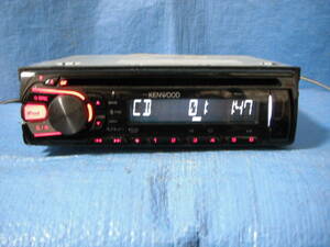 KENWOOD ケンウッド U393R CD/USB/WMA/MP3/WAV/AUX 1DIN 再生確認済み