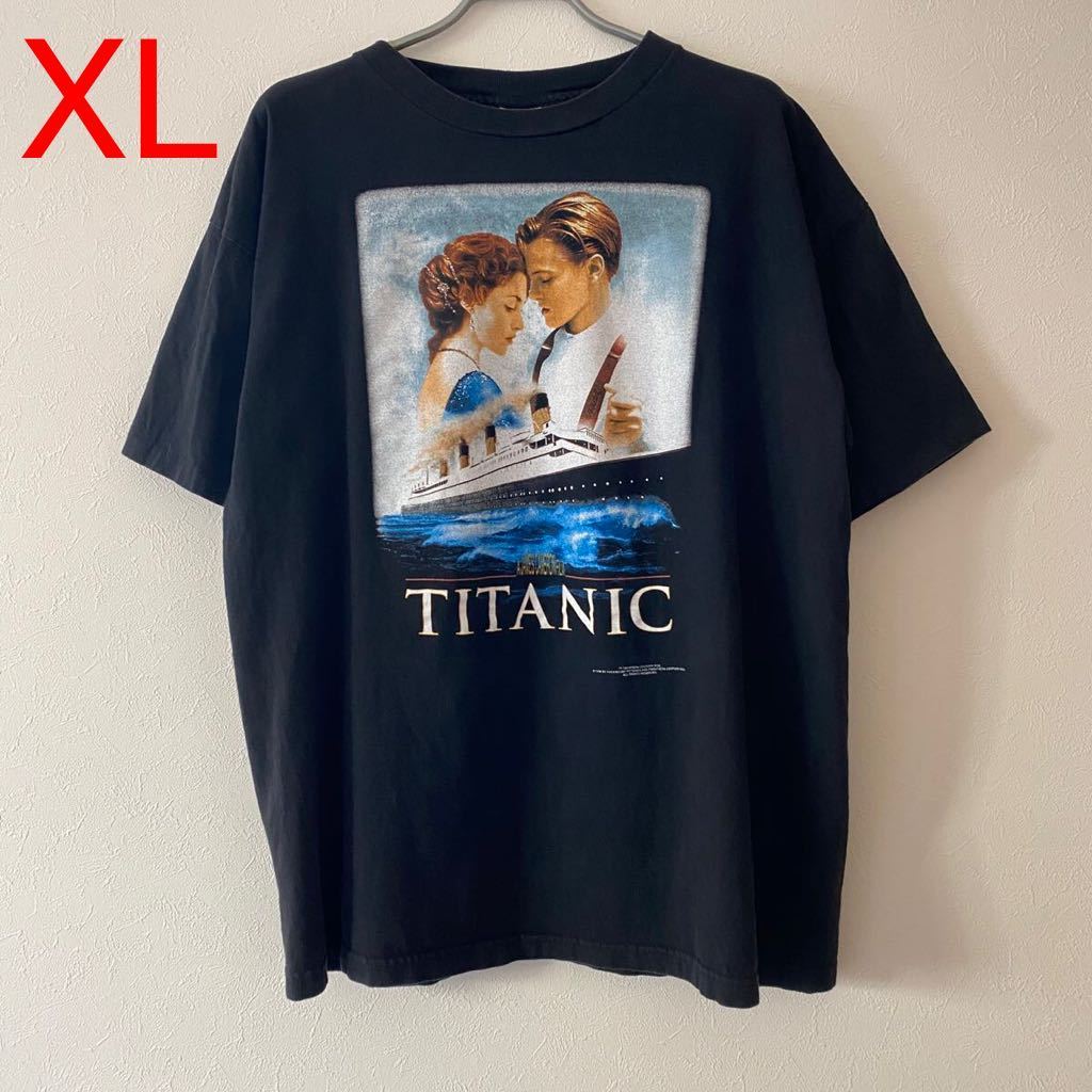 Titanic Promo Tee L タイタニック 白 Tシャツ ムービーT 【完売】 37