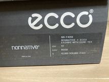 定価42,900円 新品 nonnative × ECCO EXOHIKE WITH GORE-TEX ノンネイティブ エコー ベージュ 43_画像10