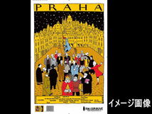 ■□フレーム付き　イラストポスター　Jiri Votruba/イジー・ヴォトルバ　「PRAHA」　インテリア装飾　⑳□■_画像2