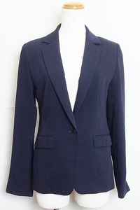 W* Indivi INDIVI... tailored jacket 1. button soft cloth 7 navy ok4402187997