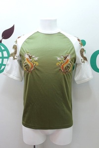 S*ジェネティックマニュピュレイション ドラゴン刺繍 半袖Tシャツ・カットソー メンズ M kz4008167035