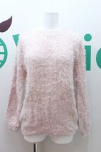 W*ザラ ZARA KNITWEAR 長袖 シャギーニット 164ｃｍ 13-14 ピンク kz4202174767_画像1