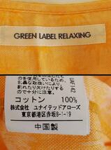 S* GREEN LABEL RELAXING ノースリーブ　総柄　コットンワンピース ok3808152990_画像6