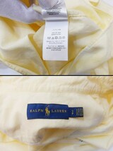 S*ラルフローレン RALPH LAUREN コットン　半袖シャツ　ボタンダウン メンズ S nm4604200728_画像6