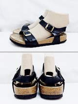 S*ビルケンシュトック BIRKENSTOCK アンクルストラップ　サンダル　エナメル 35 黒 kz4416194367_画像2