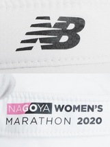 W*未使用品！ニューバランス new balance 名古屋ウィメンズマラソン2020　記念サンバイザー JACR0673 白 yg4404190031_画像3