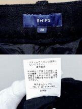 シップス SHIPS カシミヤ混　ショートパンツ 38 黒 kz4418195791_画像6